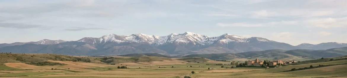 Paisaje de la provincia de Burgos donde Laris desarrolla sus promociones sobre suelo propio